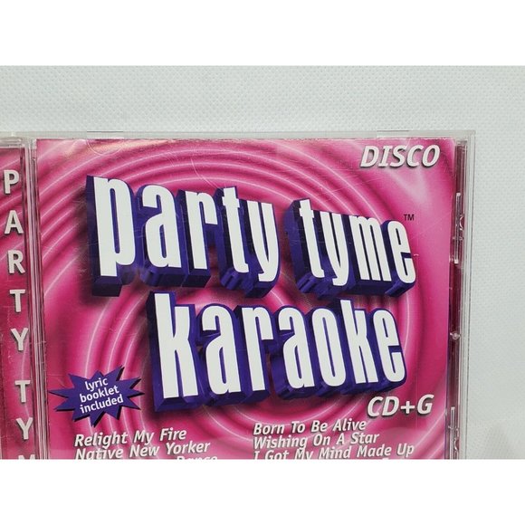 CDB 2005 Party Tyme Disco Karaoke CD+G CD Lyric Booklet Included No Scratches - Picture 3 of 11
